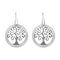 Tree of Life Cutout Earrings in Sterling Silver